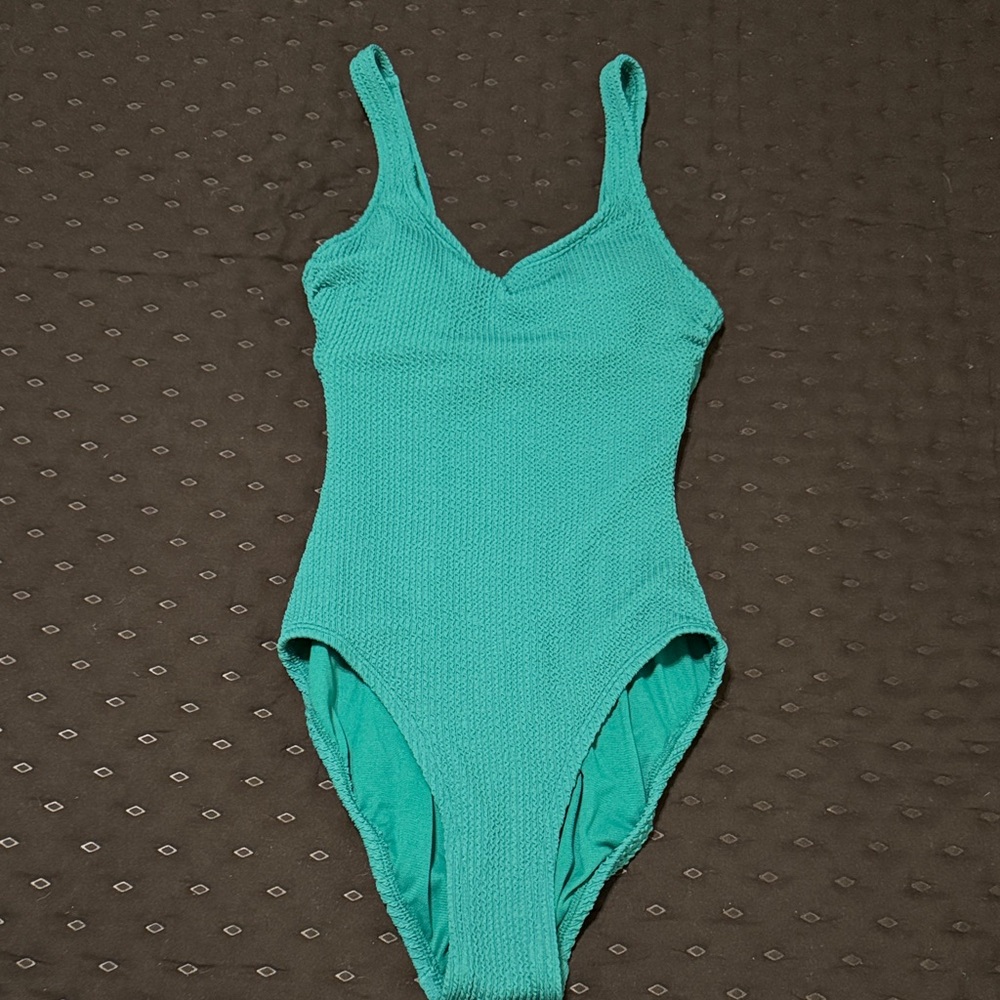 Ladies Teal One Piece Swimsuit